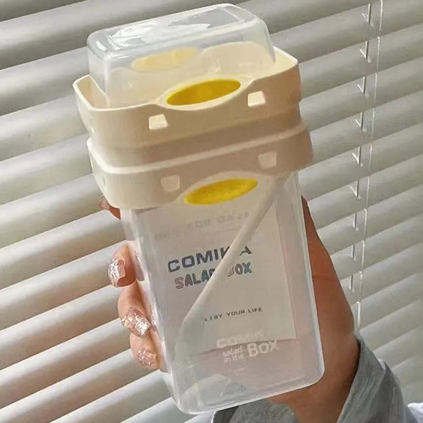 Portable Salad Cup Lunch Box Yogurt Oatmeal