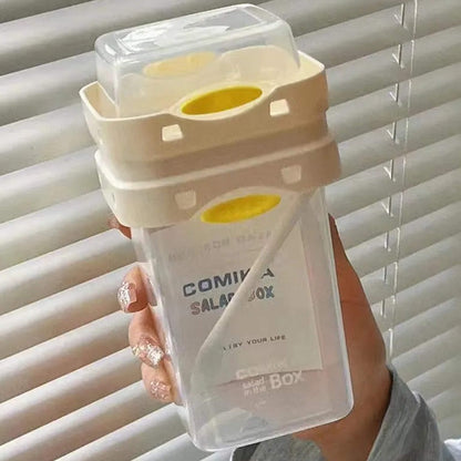 Portable Salad Cup Lunch Box Yogurt Oatmeal