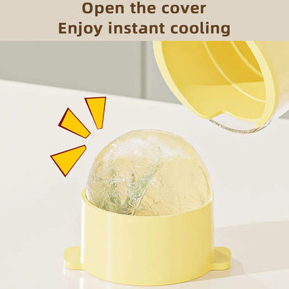 Dust-proof Ice Cube Mold with Lid for Easy Demoulding