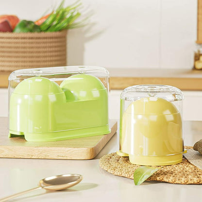 Dust-proof Ice Cube Mold with Lid for Easy Demoulding