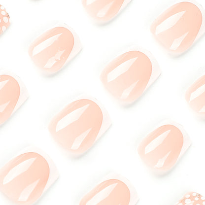 Floral Bliss Short Square Press-on Nails