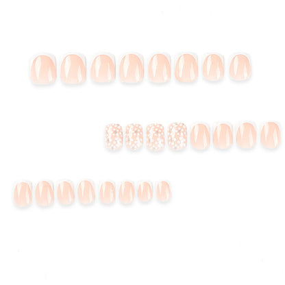 Floral Bliss Short Square Press-on Nails