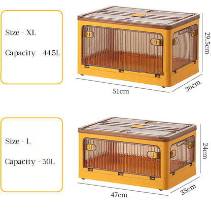 Foldable Stackable Transparent Storage Box