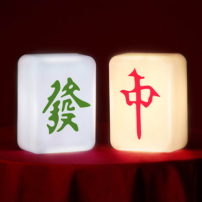Novelty Mahjong Shape Table Lamp