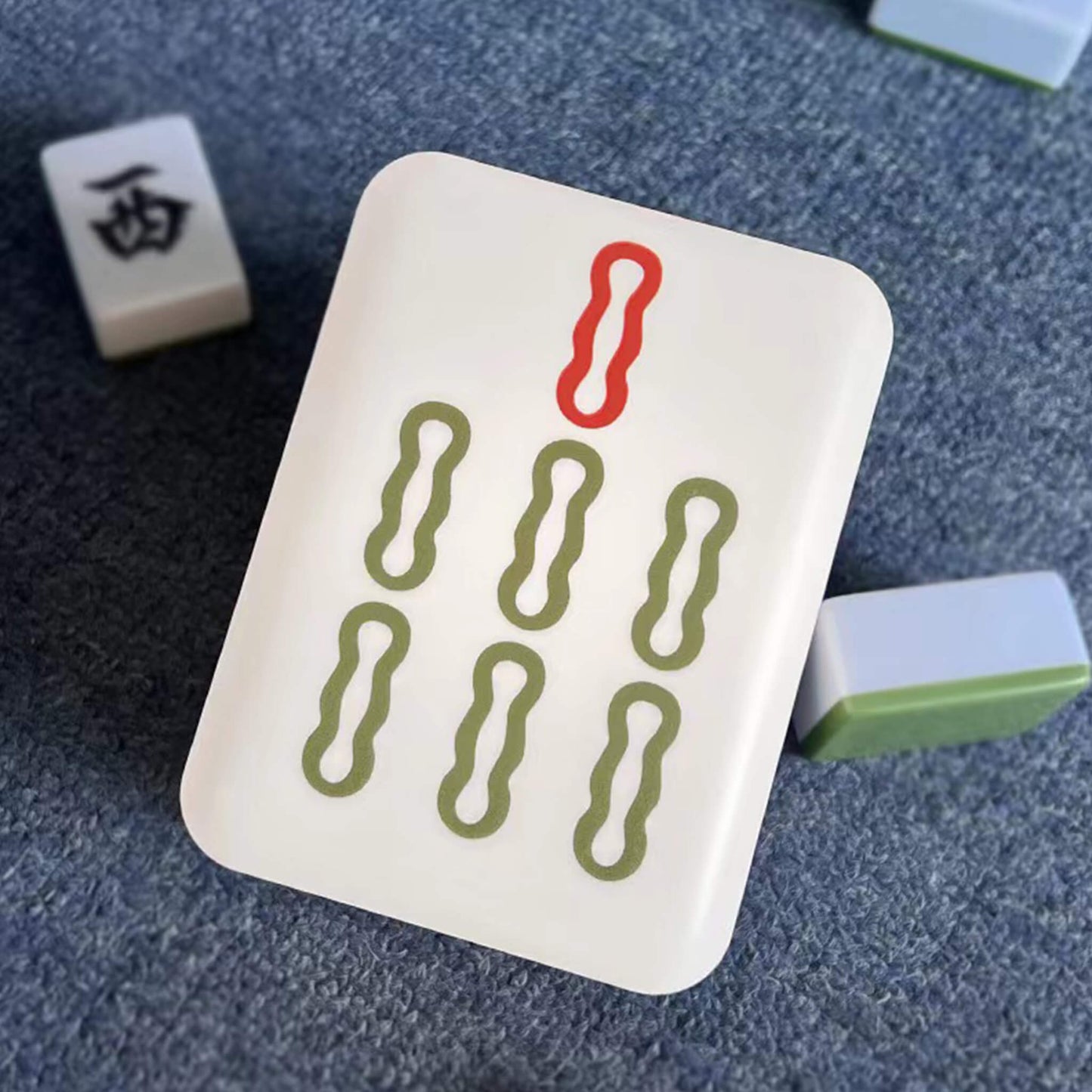 Novelty Mahjong Shape Table Lamp