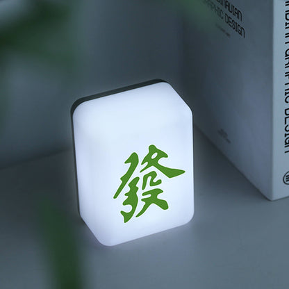 Novelty Mahjong Shape Table Lamp