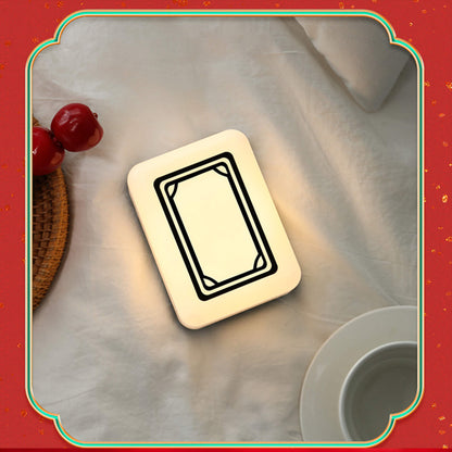 Novelty Mahjong Shape Table Lamp