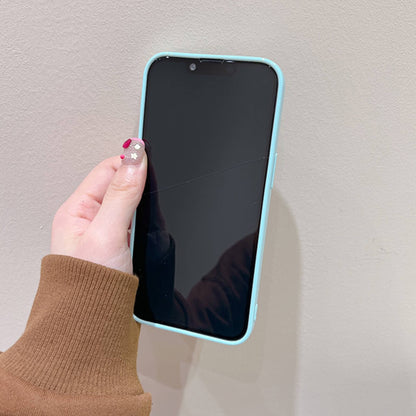 Gradient Heart 3D Plating Heart Pearl Case for Apple iPhone