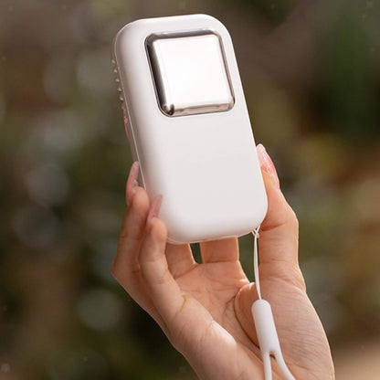 Handheld Semiconductor Cooling Fan with Lanyard