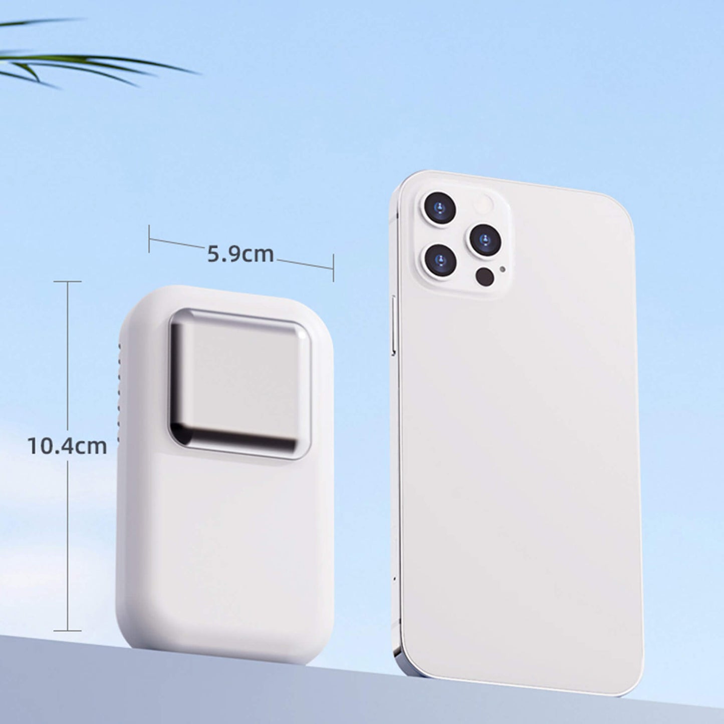 Handheld Semiconductor Cooling Fan with Lanyard