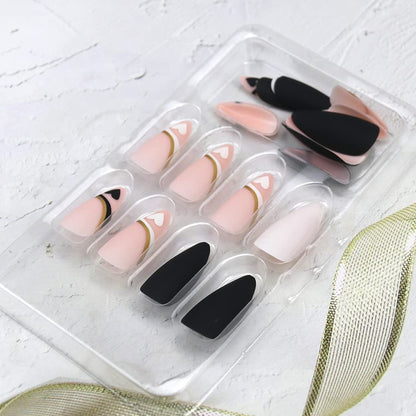 Heart Almond Medium Press-on Nails