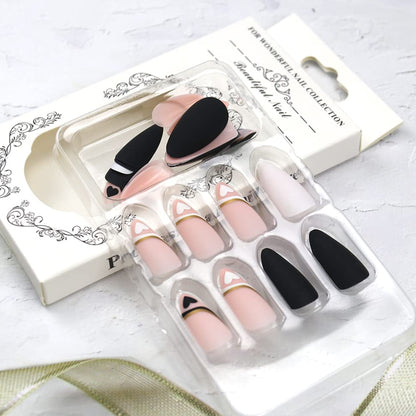 Heart Almond Medium Press-on Nails