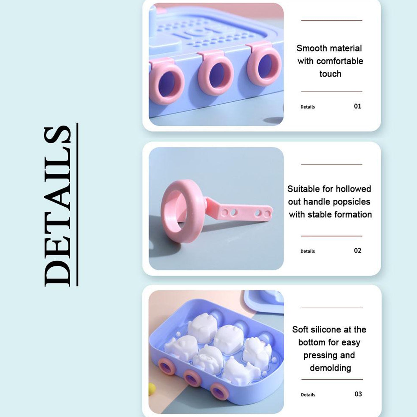 Lattice Boat Shape Popsicles Molds