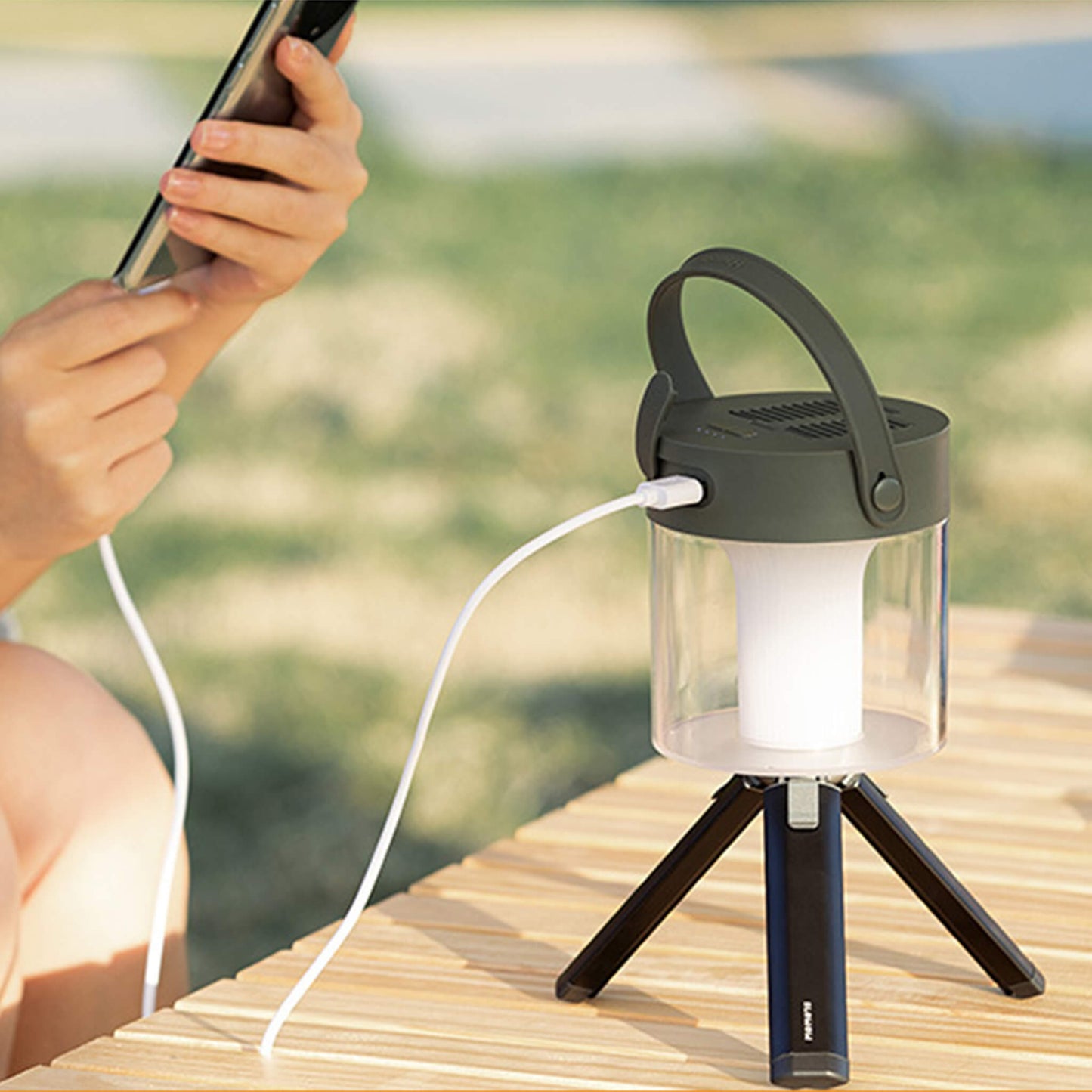 Mosquito Repellent Camping Lantern Rechargeable Ambience Light