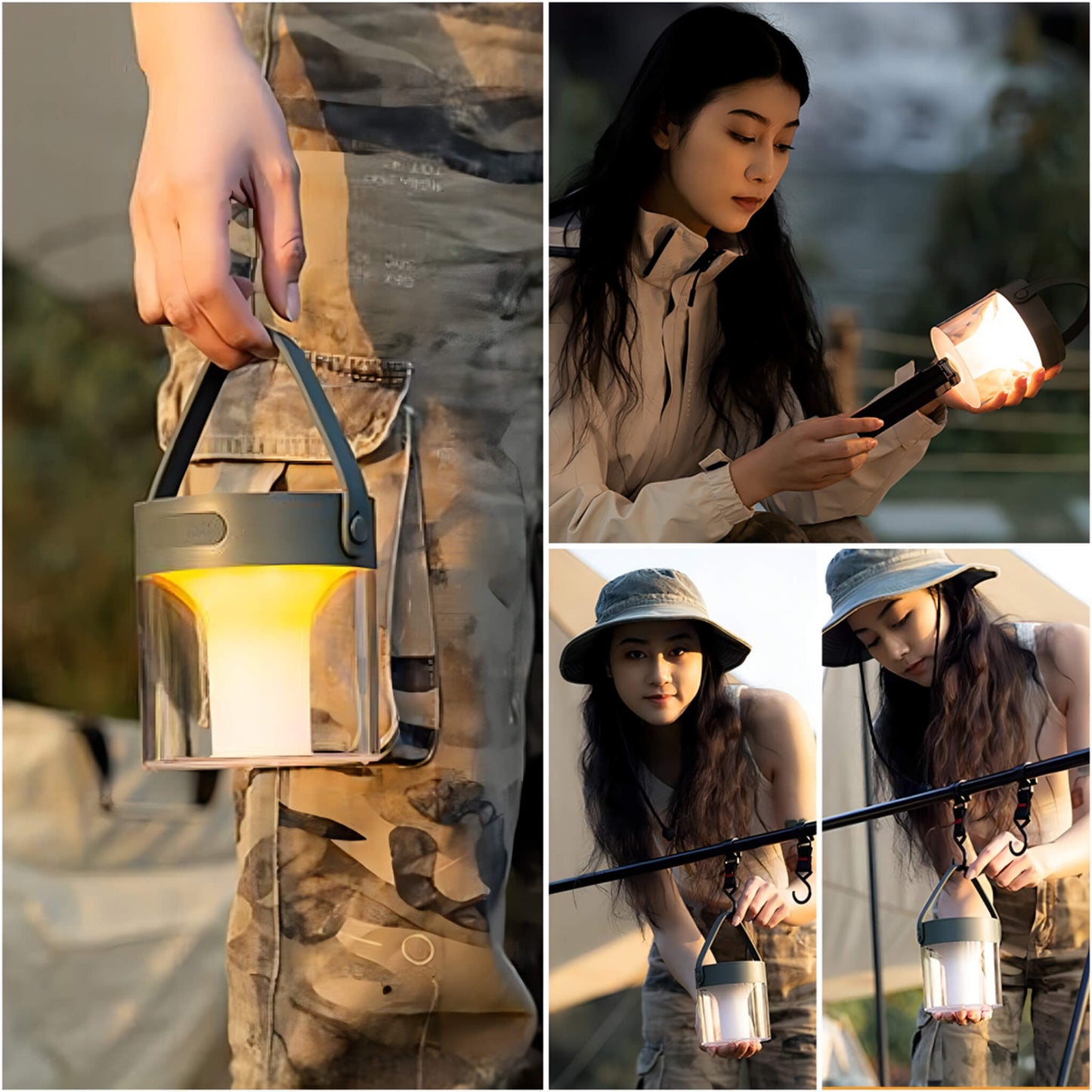 Mosquito Repellent Camping Lantern Rechargeable Ambience Light