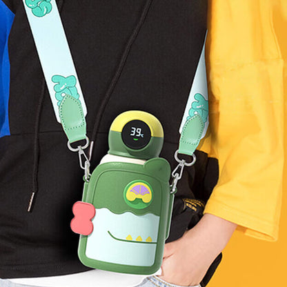 Leakproof Cartoon Prints Pure Titanium Thermos