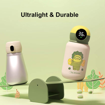 Leakproof Cartoon Prints Pure Titanium Thermos