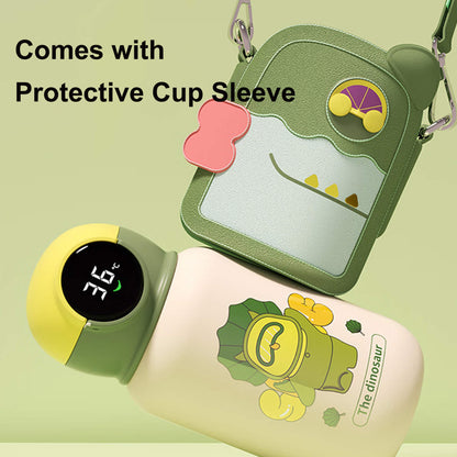 Leakproof Cartoon Prints Pure Titanium Thermos