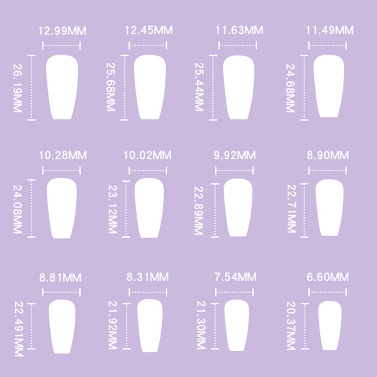 Daisy Pink Medium Square Press-On Nails 24 Pcs