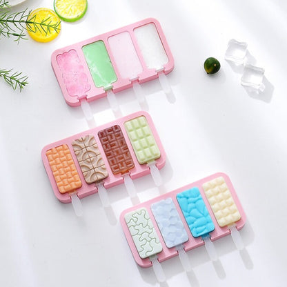 Versatile Mixed Shapes Silicone Popsicle Mould