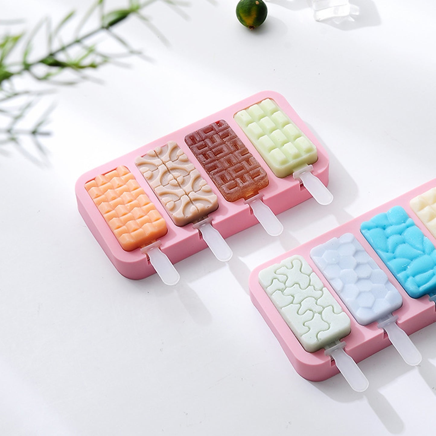 Versatile Mixed Shapes Silicone Popsicle Mould