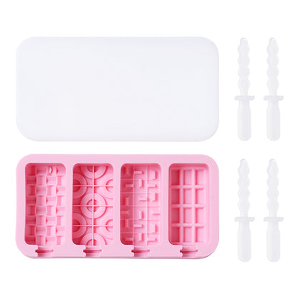 Versatile Mixed Shapes Silicone Popsicle Mould