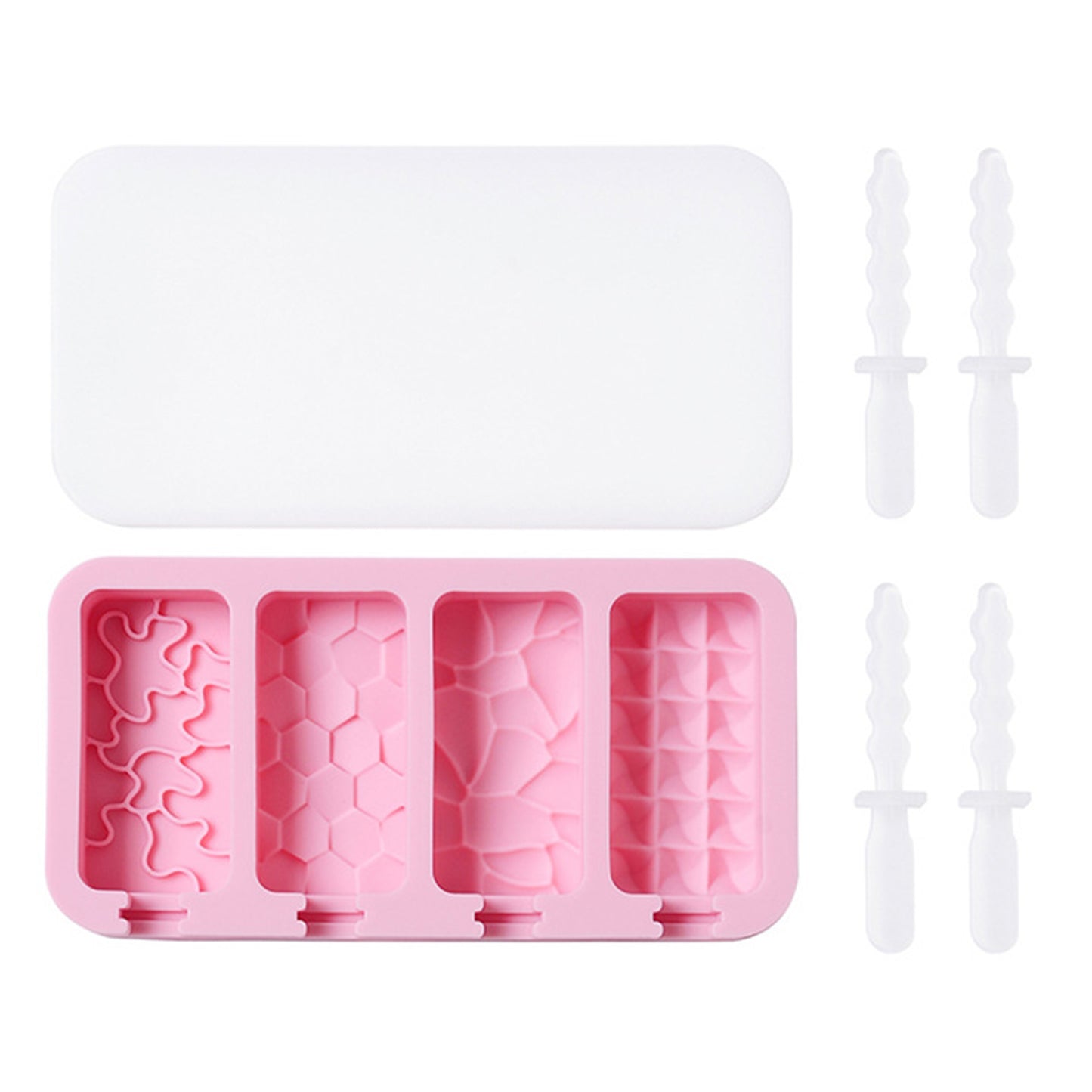 Versatile Mixed Shapes Silicone Popsicle Mould