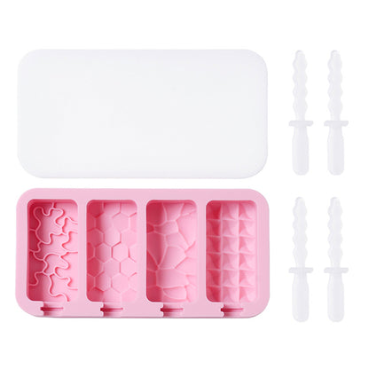 Versatile Mixed Shapes Silicone Popsicle Mould