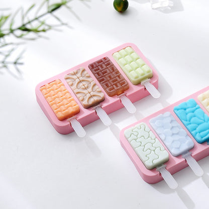 Versatile Mixed Shapes Silicone Popsicle Mould