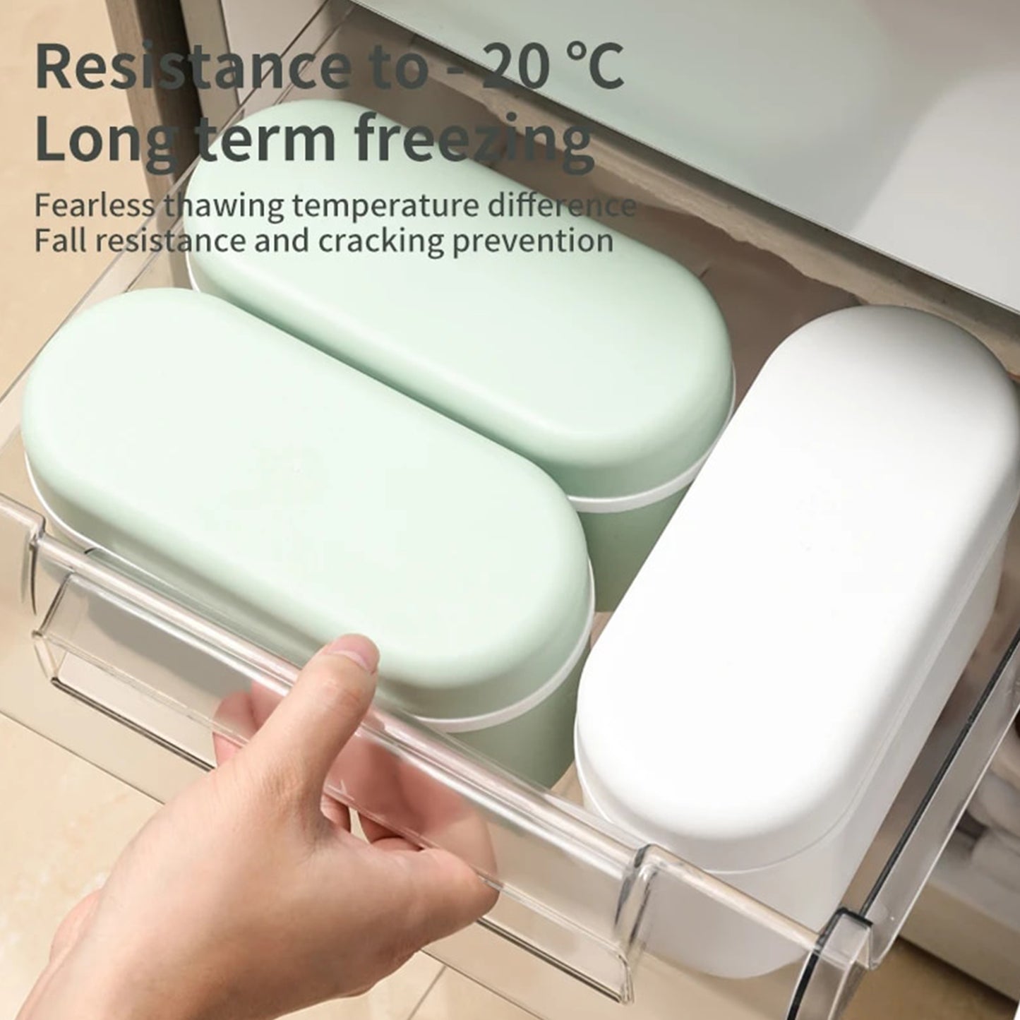 Multi-Hole  Silicon Popsicle 8 Grid Mold Set