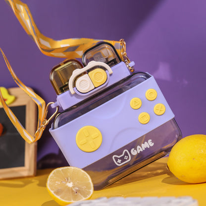 Nintendo Console Game Water Bottle Double Drinking