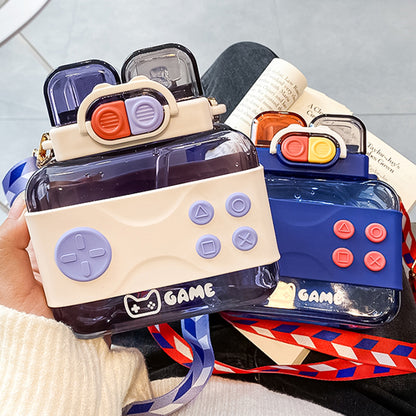 Nintendo Console Game Water Bottle Double Drinking