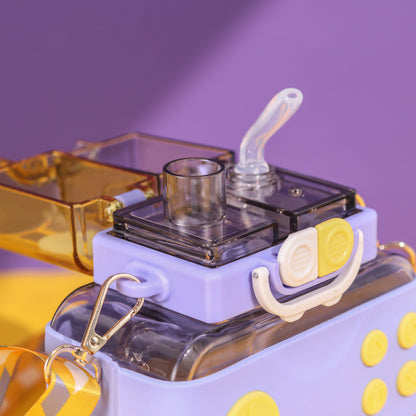 Nintendo Console Game Water Bottle Double Drinking