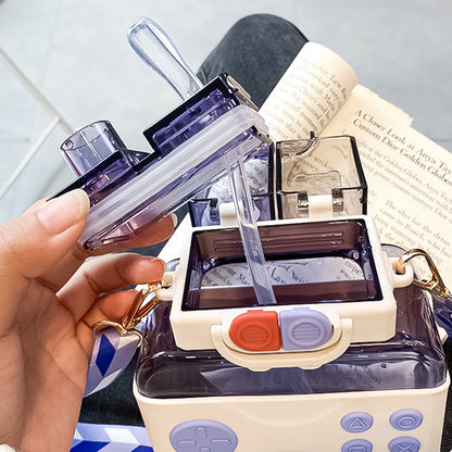 Nintendo Console Game Water Bottle Double Drinking