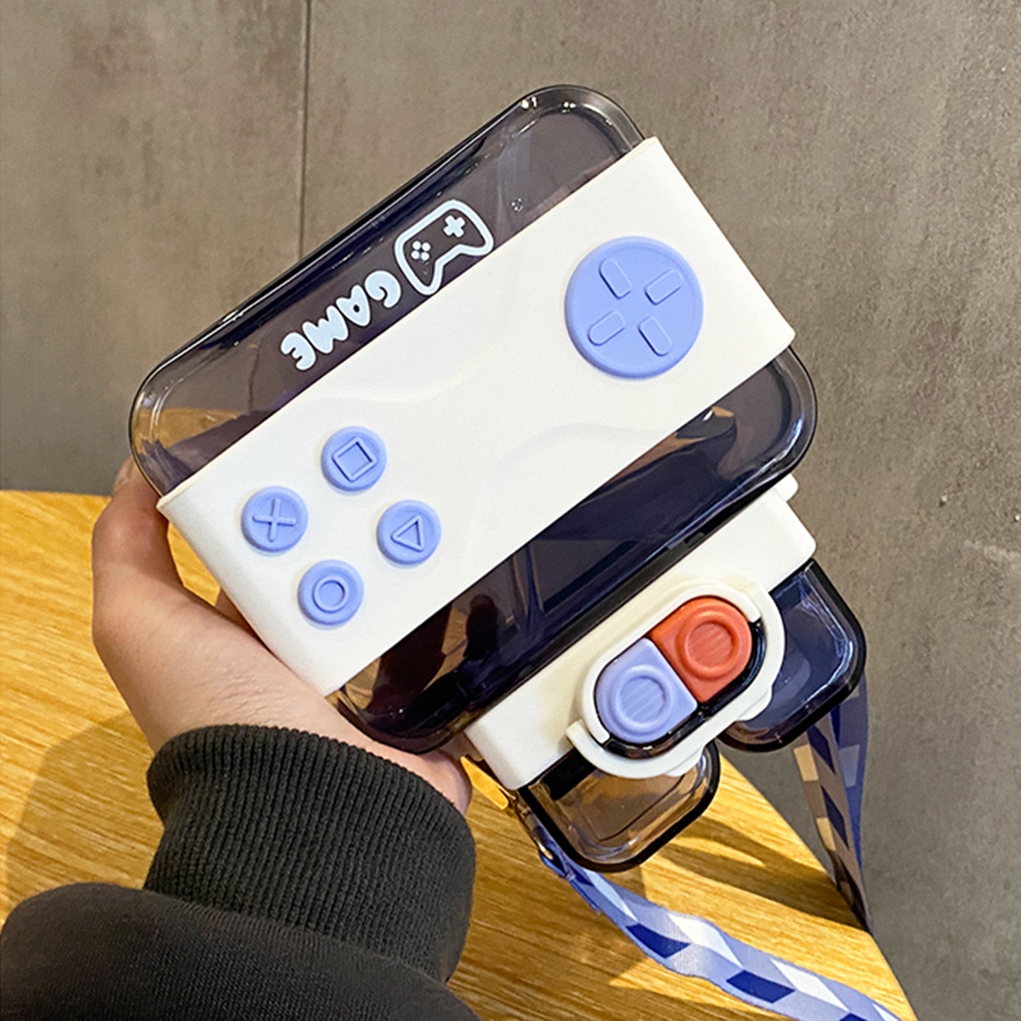 Nintendo Console Game Water Bottle Double Drinking