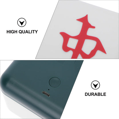 Novelty Mahjong Shape Table Lamp