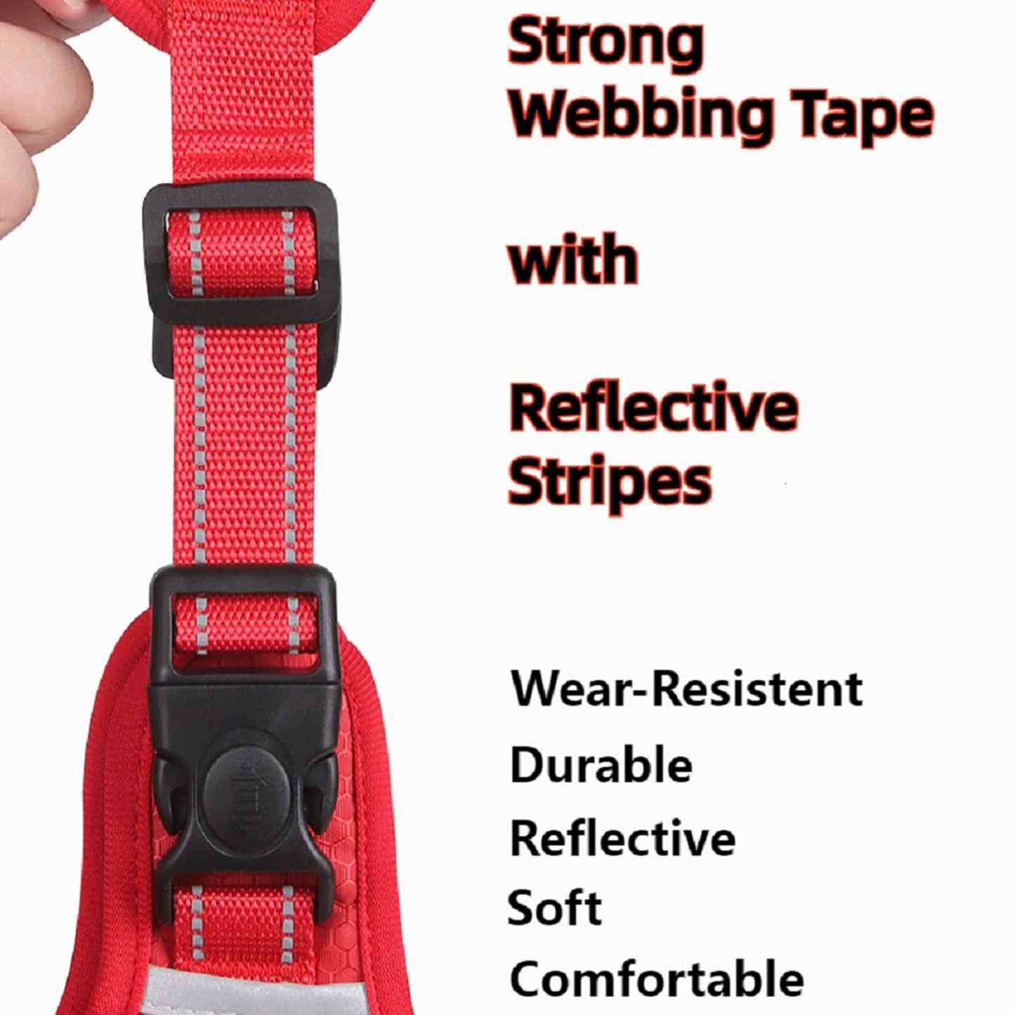 Oxford Reflective Dog Vest Harness