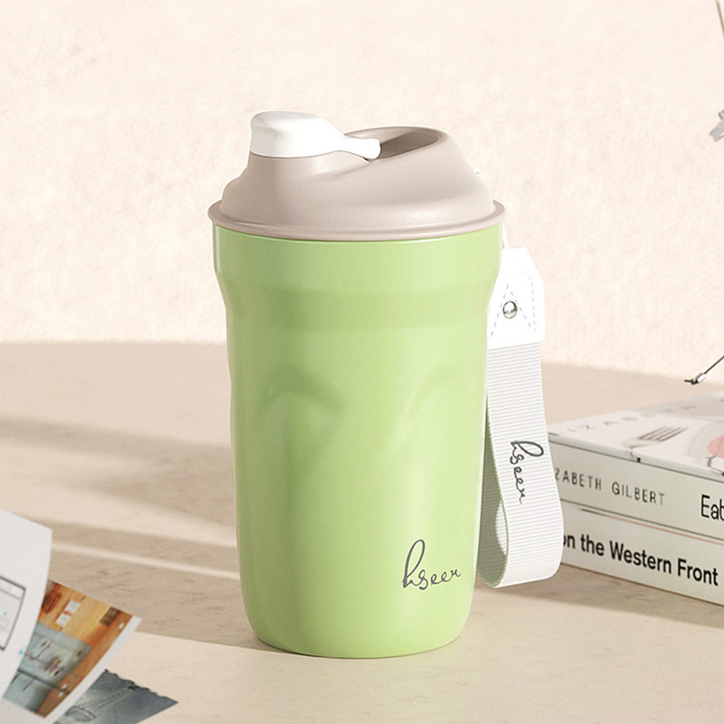 Insulated Cup 390ml Thermos Smart Coffee Mug