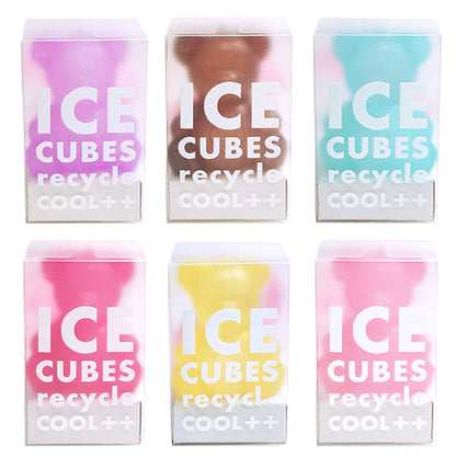 Reusable Fast Freezing Ice Cube Plastic Bear Ice Mold
