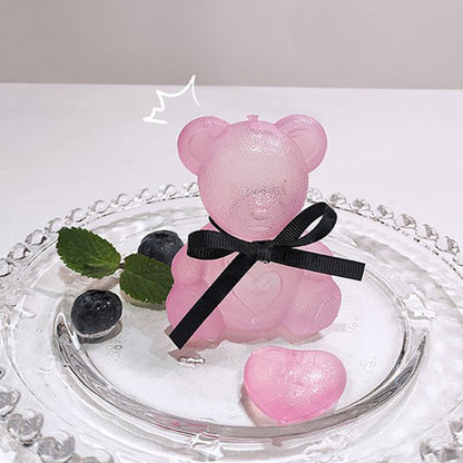 Reusable Fast Freezing Ice Cube Plastic Bear Ice Mold