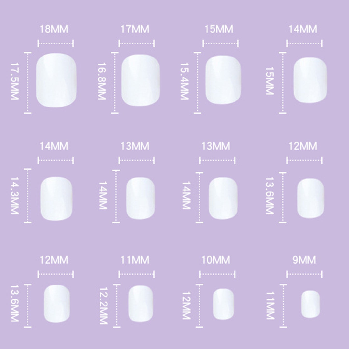 Nude Peach Sweet Heart Short Square Press-on Nails