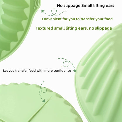 Dual-Handle Silicone Pot Air Fryers Tray