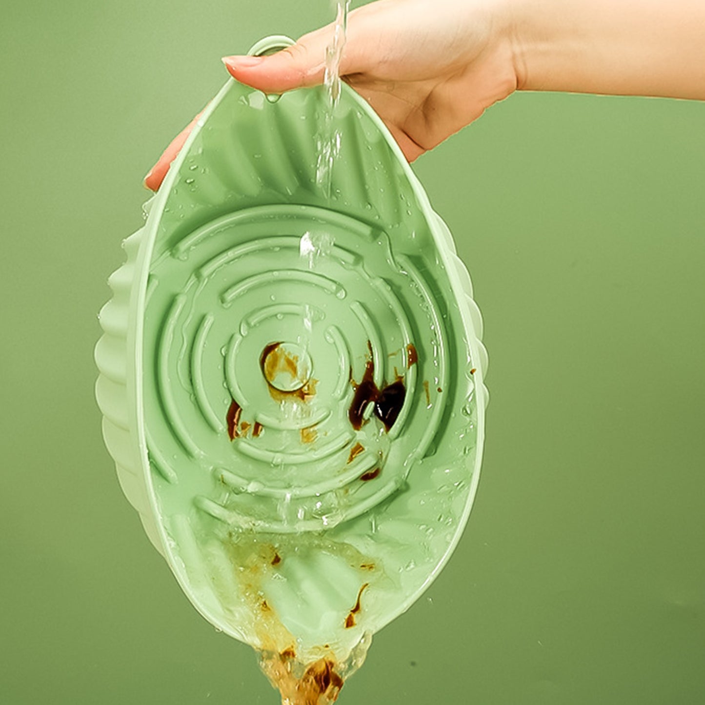 Dual-Handle Silicone Pot Air Fryers Tray