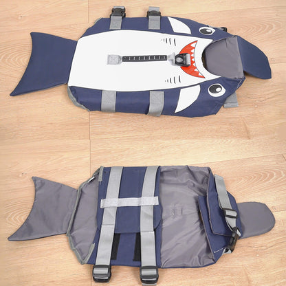 Summer Dog Shark Life Jacket Swimwear