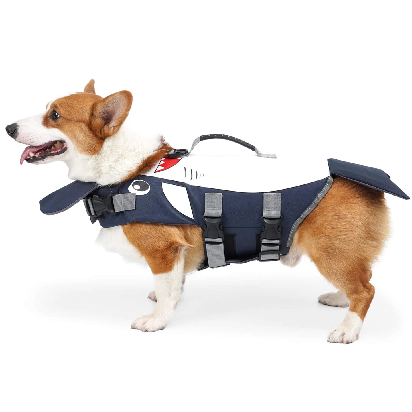 Summer Dog Shark Life Jacket Swimwear