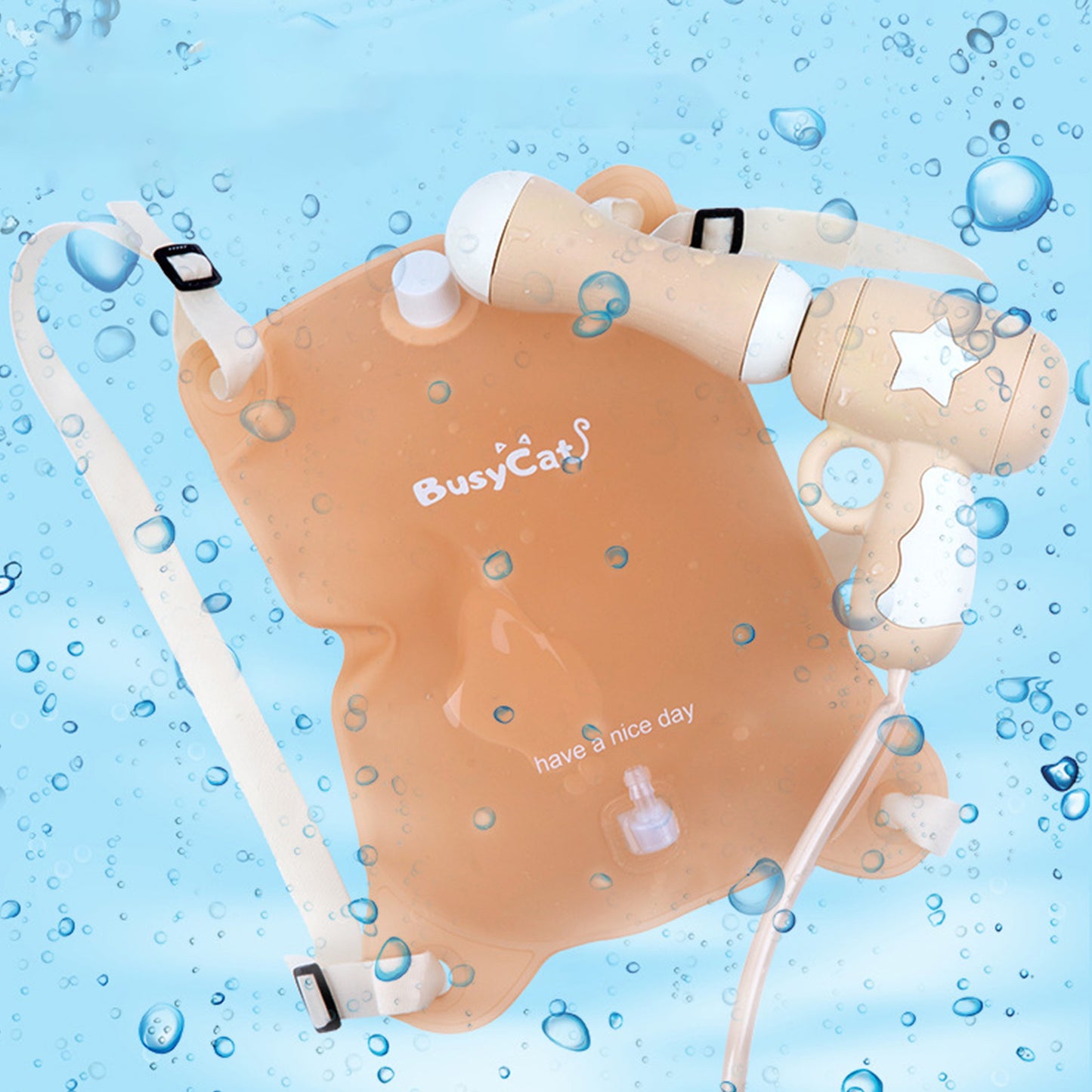 Summer Water Battle Toy Children Backpack Water Gun