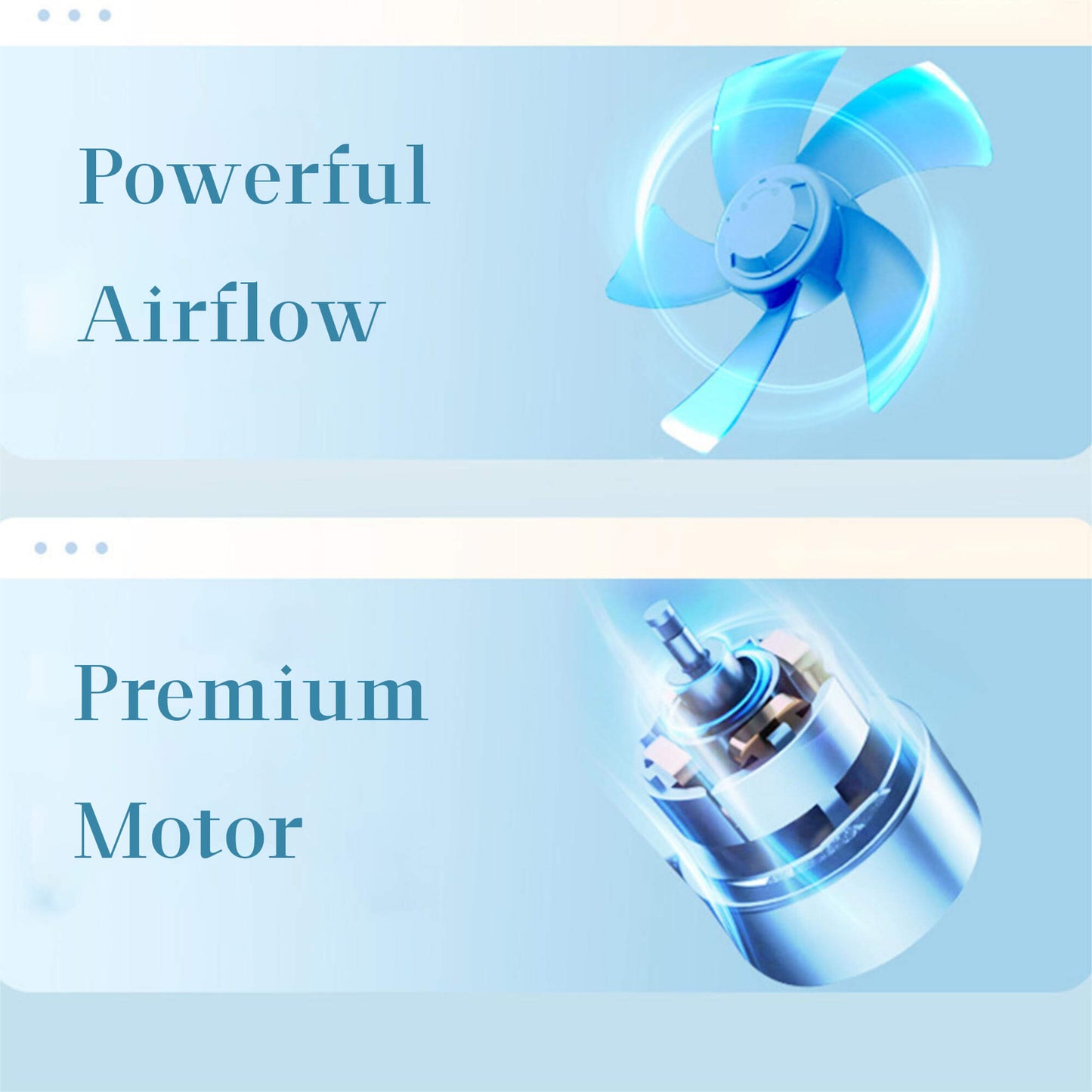 Tripod Outdoor Camping Cooling Fan USB Rechargeable