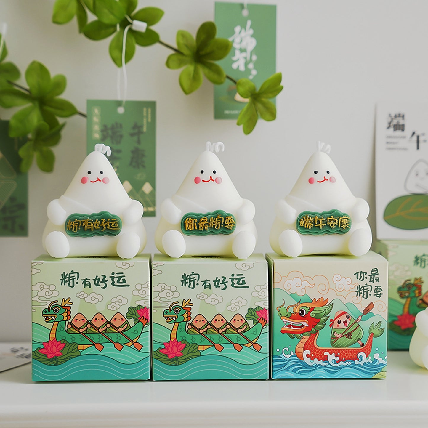 Unique Zongzi Shaped Scented Candle