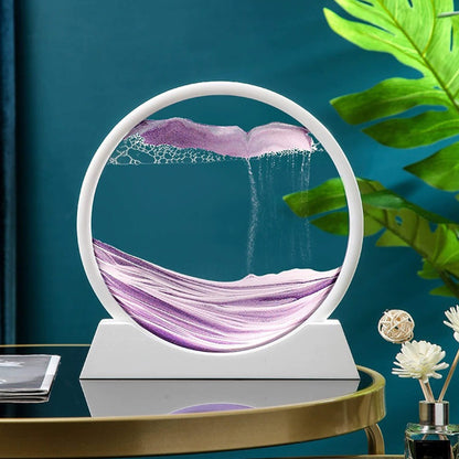 Flowing Sand Frame 3D Sandscape in Motion Display