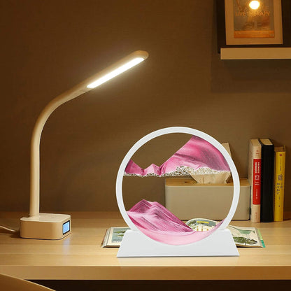 Flowing Sand Frame 3D Sandscape in Motion Display